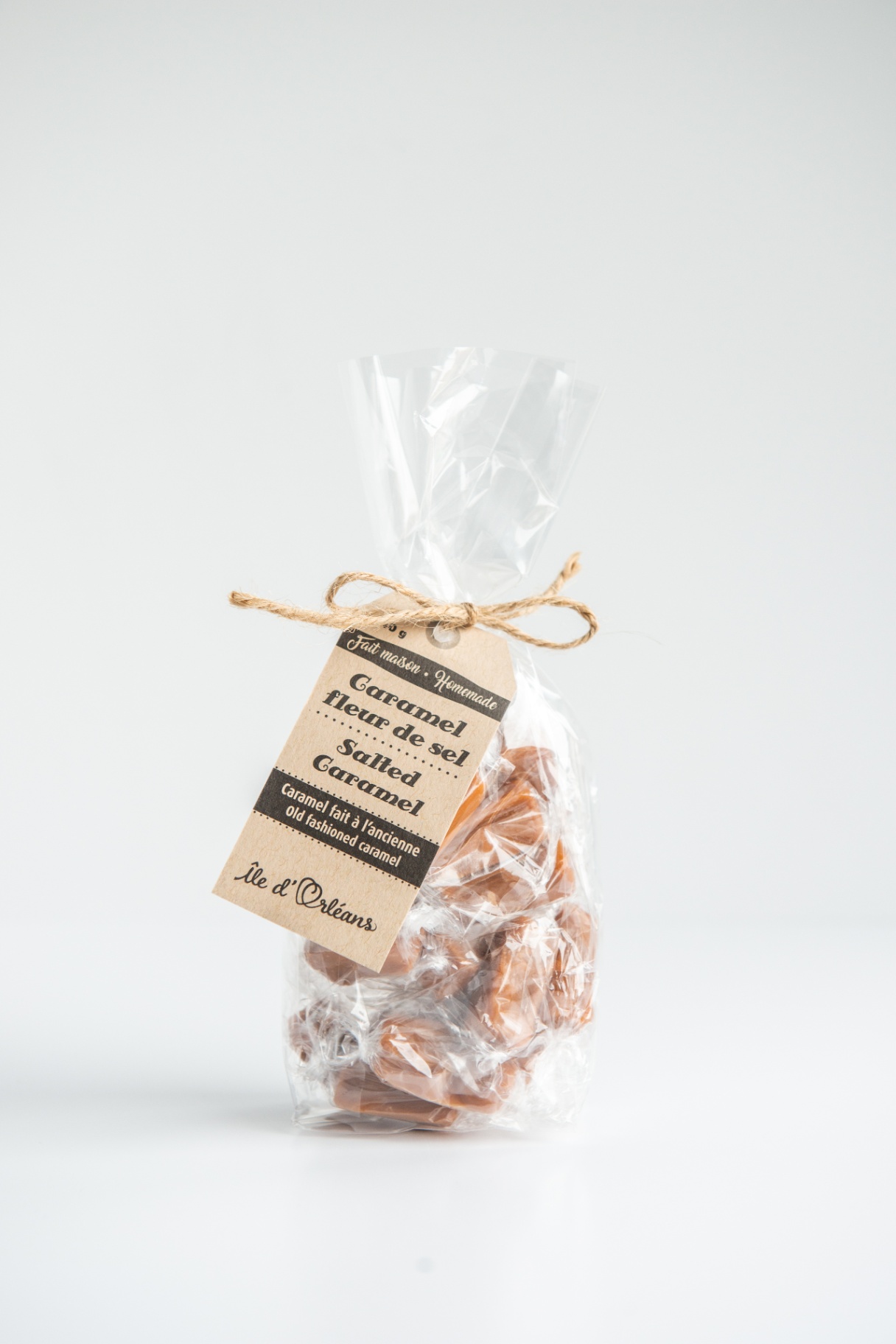 Sachet de caramels fleur de sel artisanaux