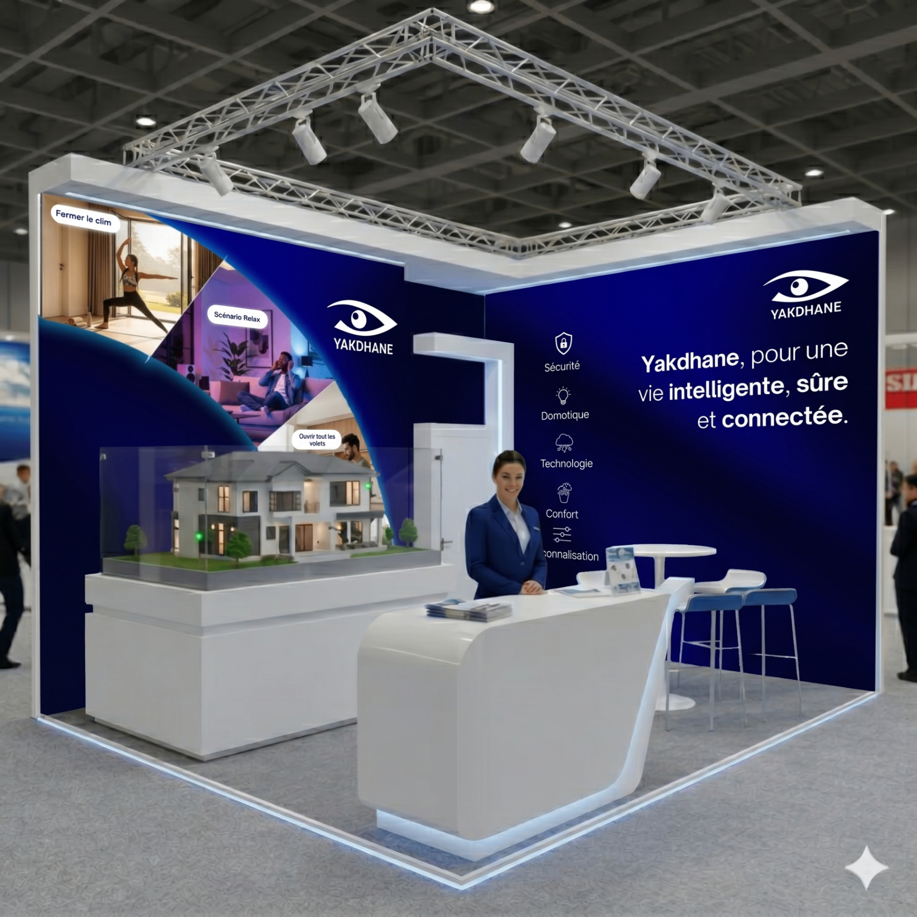 Stand salon Yakdhane — vie intelligente, sûre et connectée